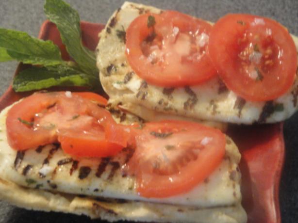 Greek Grilled Cheese and Tomato Stacks. Photo by Muffin Goddess