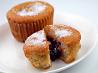 Jelly Donut Cupcakes. Recipe by Elana's Pantry