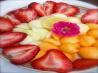 Paludah (Fresh Melon and Peach Compote)