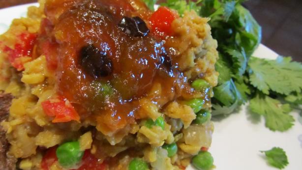 Spicy Curried Lentils and Rice. Photo by Rita~