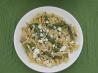 Farfalle With Asparagus, Red Onion, Walnuts &  Blue Cheese. Recipe by Chicagoland Chef du Jour