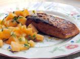 Moroccan Roasted Salmon With Mango Salsa