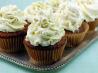 Coconut Cupcakes With Key Lime Frosting. Recipe by Elana's Pantry