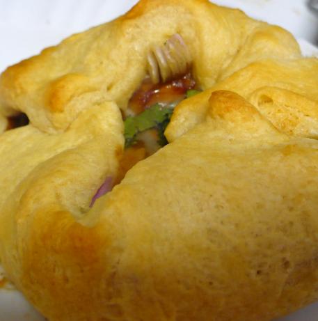 Mini BBQ Chicken Pizza Pockets. Photo by megs_