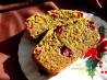 Pumpkin Cranberry Nut Bread. Recipe by Sydney Mike