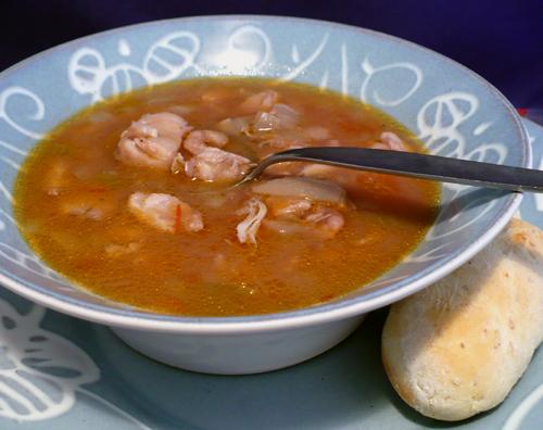 Greek Fish Chowder (Kakkavi). Photo by twissis