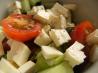 Quick Cucumber, Tomato and Feta Salad