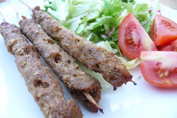 Egyptian Beef Koftas (Ground Beef on Skewers). Photo by Tea Jenny