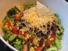 Southwestern Salad With Avocado Lime Dressing. Recipe by Sharon123