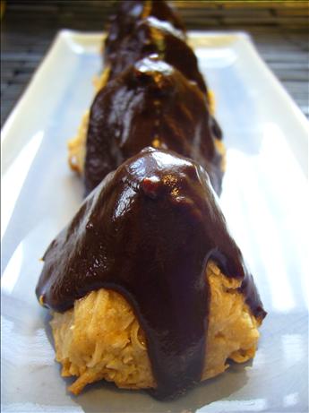Chocolate-covered Coconut Macaroons. Photo by cookiedog