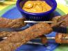 Beef Satay With Peanut Sauce. Recipe by JackieOhNo!
