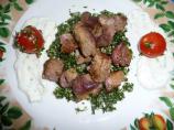 Spicy Lamb Kabobs With Turkish Cacik. Photo by mickeydownunder