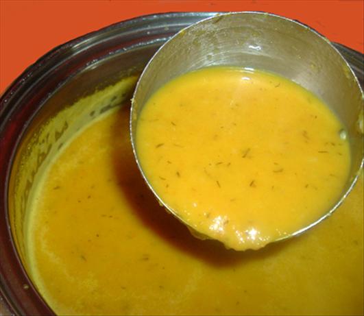 Carrot Dill Velvet Soup. Photo by Bergy