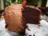 Chocolate Raspberry Mocha Layer Cake