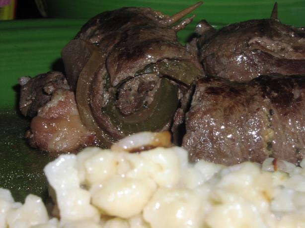 Oktoberfest Beef Rouladen. Photo by TeresaS
