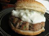 Turkey and Herb Burgers With Yogurt Lemon Dressing