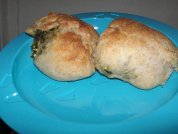 Mini Spinach-Feta Calzone Pockets (No Phyllo!). Photo by the80srule