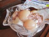 Lychees & Ice Cream (With and Without Frangelico or Amaretto