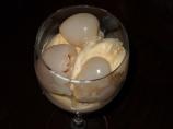 Lychees & Ice Cream (With and Without Frangelico or Amaretto. Photo by Midwest Maven