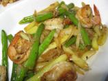 Sauteed Shrimp With Long Beans