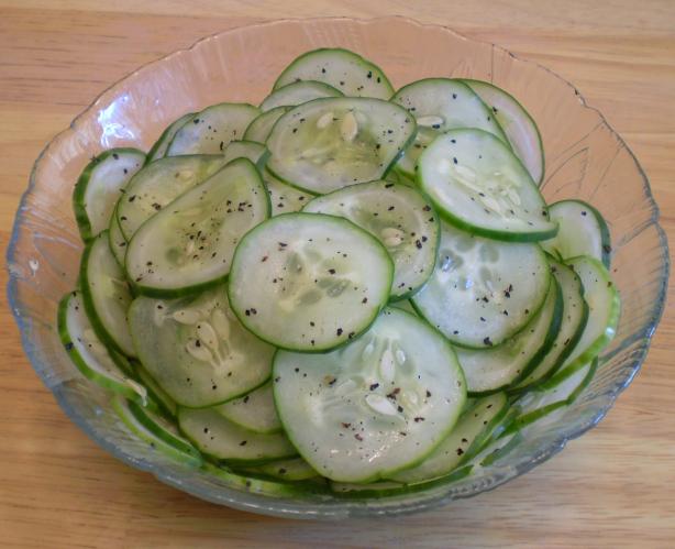 Pickled Cucumber Salad (Agurkesalat). Photo by TasteTester