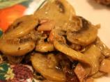 Sauted Mushrooms in Cream Sauce (German Style)