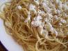 Spagetti With Brown Butter and Feta. Recipe by Dienia B.