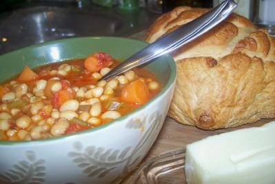 Fassoulada (Greek Bean Soup). Photo by lauralie41