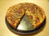 Asparagus, Leek & Gruyere Tart in Tarragon Savory Custard