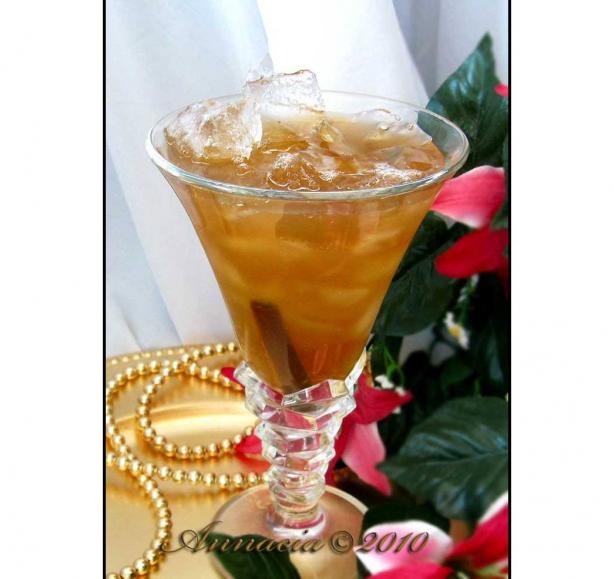Green Jasmine and Rose Tea, Iced. Photo by Annacia