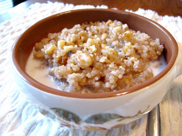 Maple Walnut Hot Cereal With Quinoa. Photo by loof
