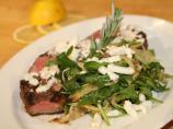 Alouette Crumbled Goat Cheese Ny Grilled Strip Steak Salad of Gr. Photo by Corrinne J