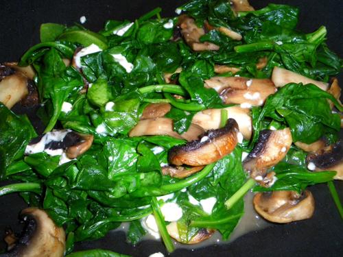 Spinach and Feta Mushrooms. Photo by Bergy
