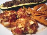 Baked Oysters With Salsa,  Feta & Parmesan