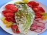 Grilled Hearts of Romaine W/Buttermilk-Bleu Cheese Dressing