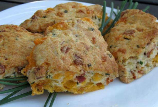 Bacon-Cheddar-Chive Scones. Photo by K9 Owned