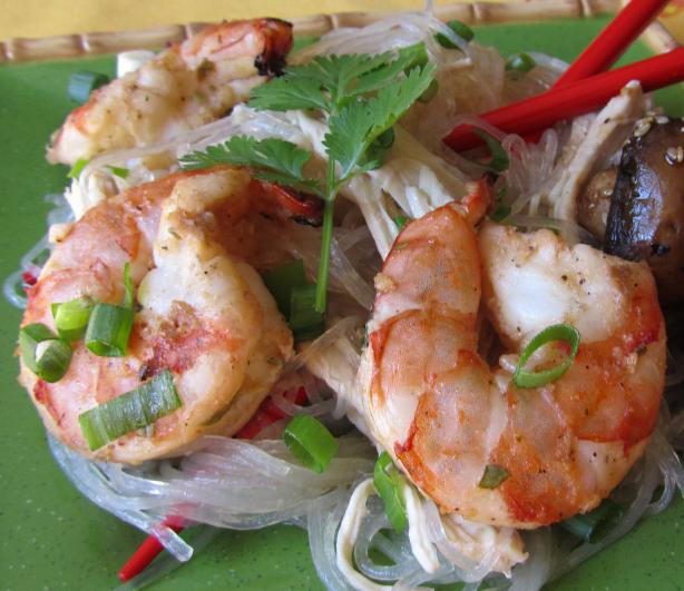 Shrimp in a Spicy, Ginger, Garlic  Marinade. Photo by Rita~