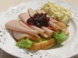 Turkey and Lingonberry Open Faced Sandwiches