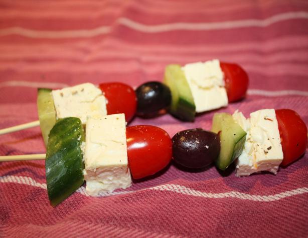 Greek Salad Skewers. Photo by **Jubes**