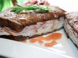 Monte Cristo Sandwich With Sweet Mustard Sauce