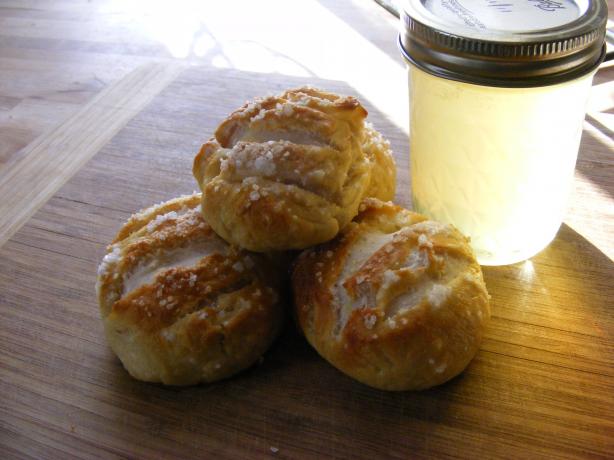 Bavarian Pretzel Rolls. Photo by GoodnPlentiful