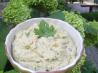 White Bean and Roasted Eggplant Hummus (Baba Ghanoush). Recipe by Galley Wench