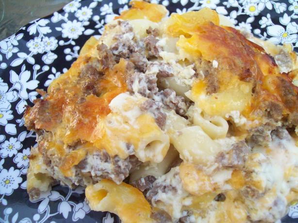 Finnish Macaroni Casserole (Suomen Makaronilaatikko). Photo by AZPARZYCH