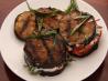 Eggplant Sandwiches W/ Goat Cheese, Tomato, & Basil