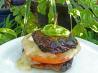 Eggplant Sandwiches W/ Goat Cheese, Tomato, & Basil. Recipe by Dr. Jenny