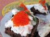 Swedish Creamy Dill Prawn Toasts With Caviar - Skagenrora