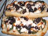 Basil Feta Olive Toast. Photo by Lou van