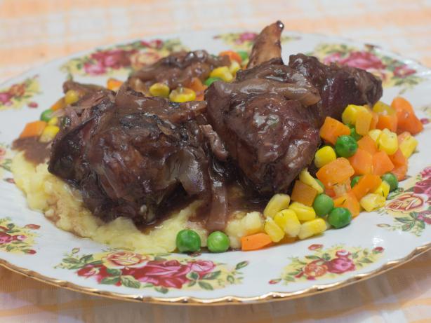 Red Wine and Herb Lamb Shanks. Photo by Peter J