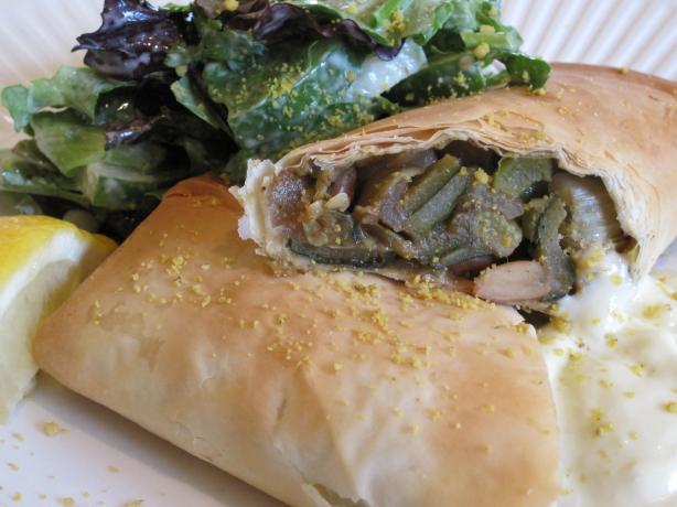 Moroccan Phyllo Rolls. Photo by magpie diner