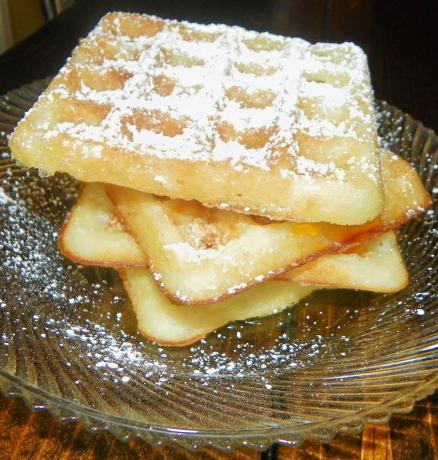 Cream Waffles. Photo by Baby Kato